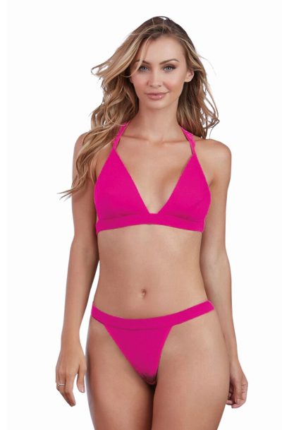 Accueil 17 Ensemble magenta jersey et dentelle Taille : S, Couleur : Magenta