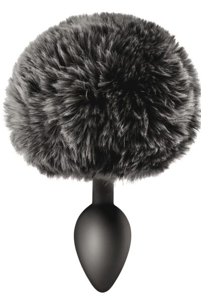 Plug anal pompon noir Taille : TU, Couleur : Noir