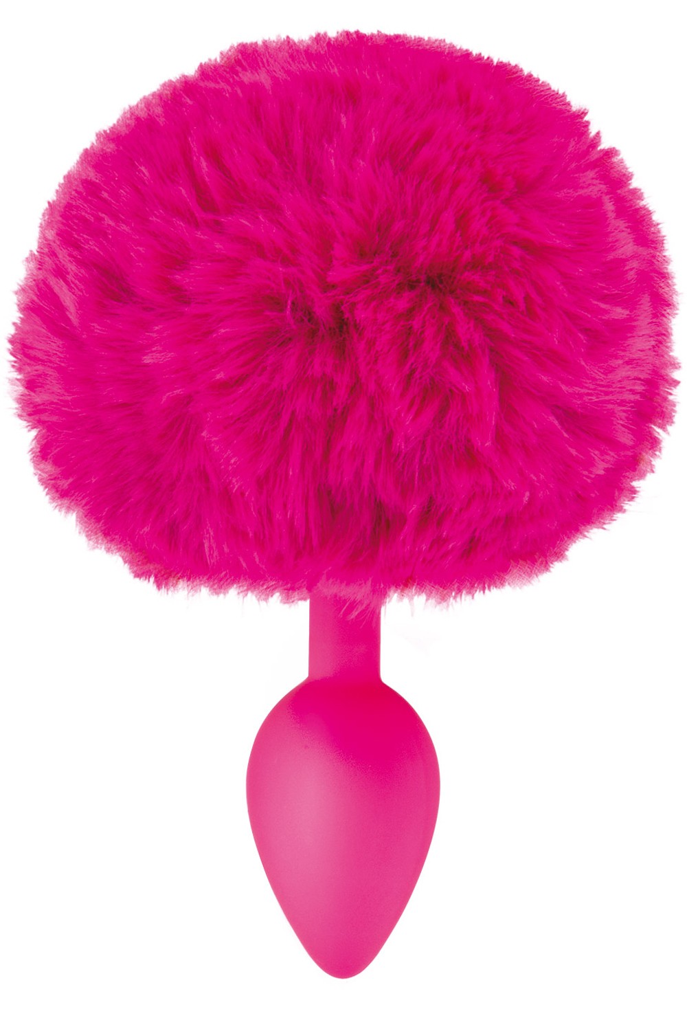 Plug anal pompon fuschia Taille : TU, Couleur : Fuschia 1 Plug anal pompon fuschia Taille : TU, Couleur : Fuschia