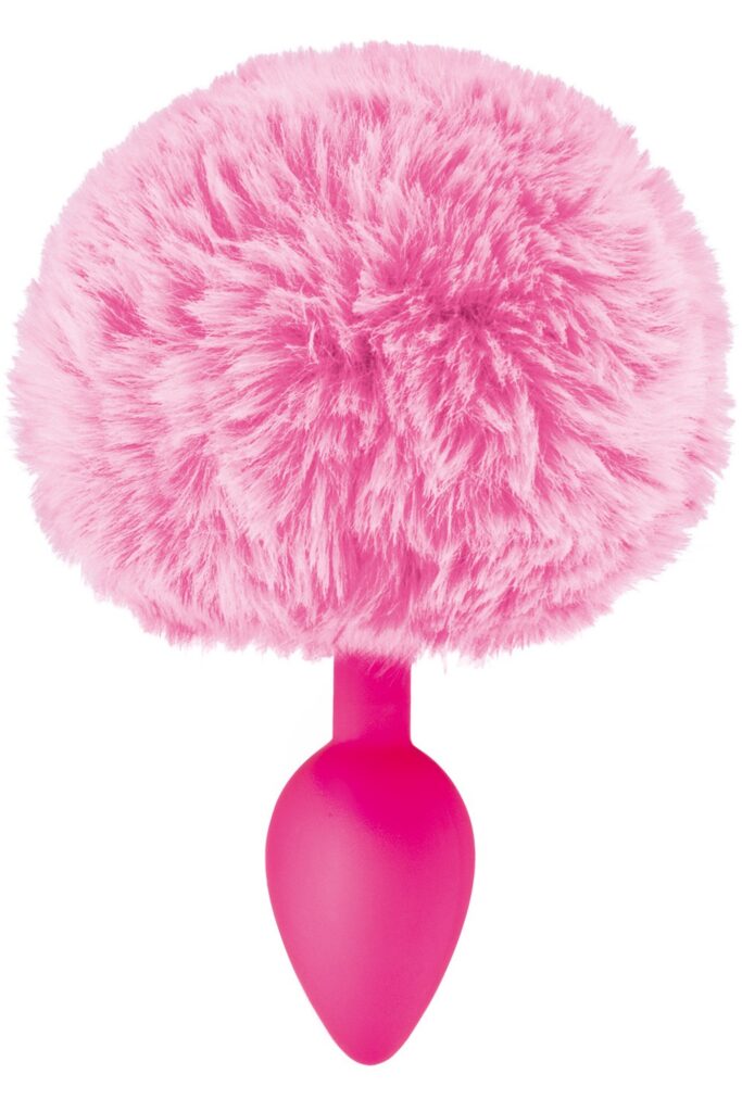 Accueil 10 Plug anal pompon rose Taille : TU, Couleur : Rose