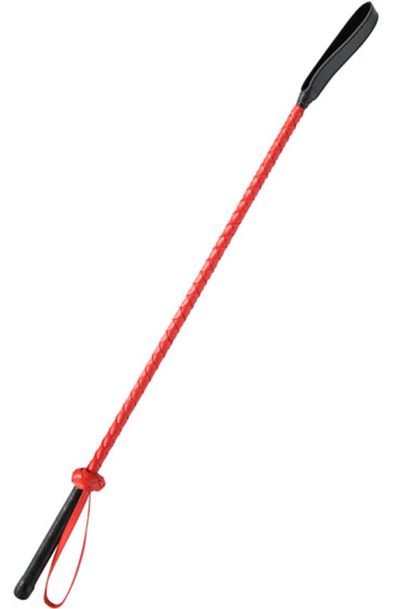 Cravache rigide rouge Taille : TU, Couleur : Rouge