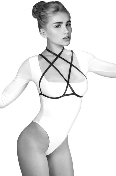 Harnais de corps ornements Lola Taille : TU, Couleur : Noir