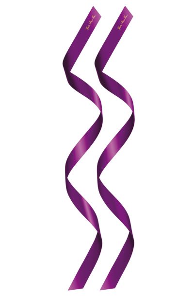 Accueil 12 Bandeaux satinés violets chevilles et poignets Taille : TU, Couleur : Violet