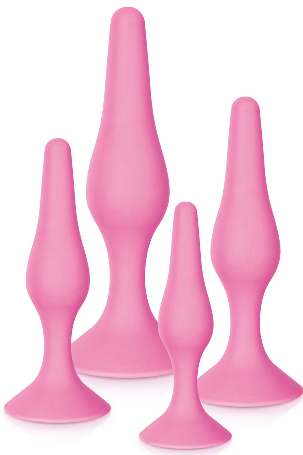 Coffret 4 plugs plaisir anal roses Taille : TU, Couleur : Rose 1 Coffret 4 plugs plaisir anal roses Taille : TU, Couleur : Rose