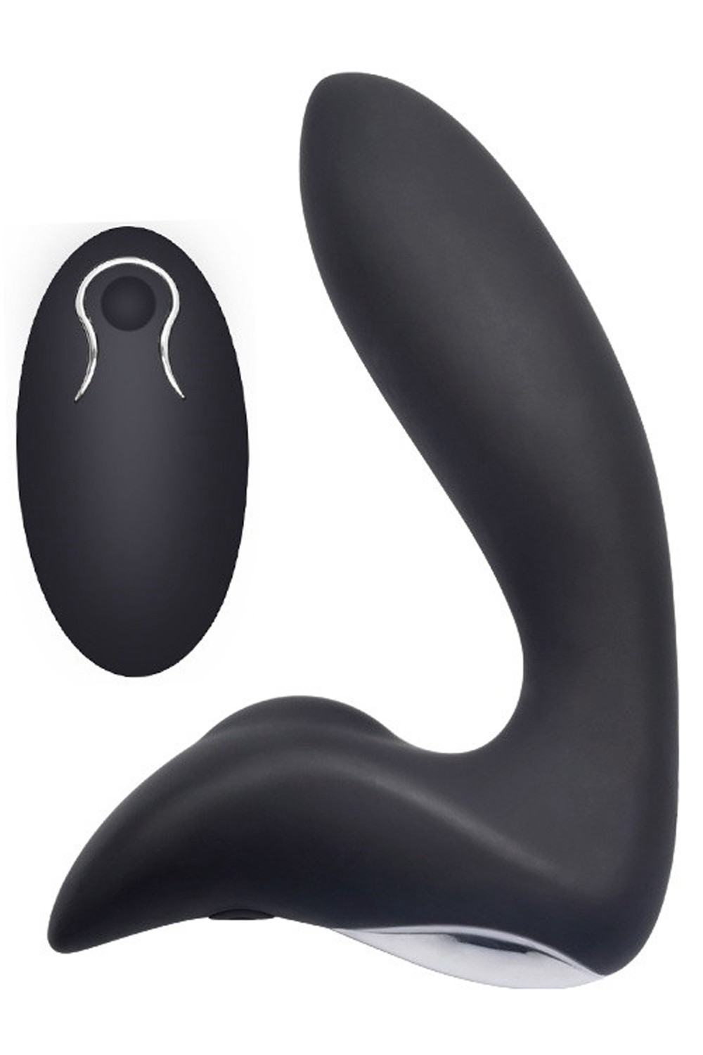 Plug anal vibrant 12 programmes et télecommande USB Taille : TU, Couleur : Noir 1 Plug anal vibrant 12 programmes et télecommande USB Taille : TU, Couleur : Noir