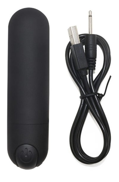 Accueil 14 Stimulateur mini vibromasseur 10 programmes USB Taille : TU, Couleur : Noir