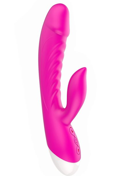 Accueil 15 Vibromasseur rabbit rose 10 programmes USB Taille : TU, Couleur : Rose