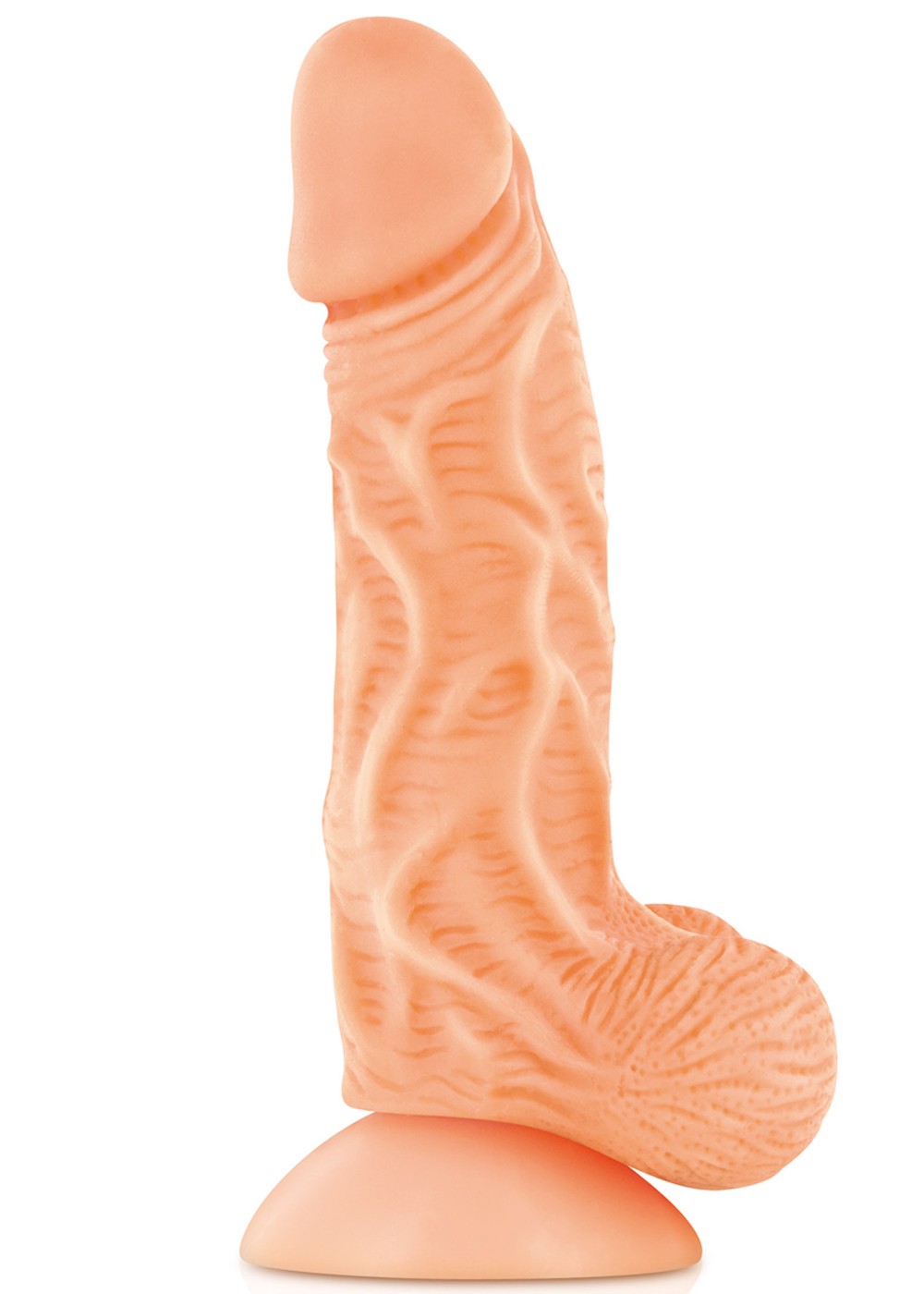 Gode réaliste veiné ventouse va-et-vient prépuce testicules billes mouvantes 18.5cm Taille : TU, Couleur : Chair 1 Gode réaliste veiné ventouse va-et-vient prépuce testicules billes mouvantes 18.5cm Taille : TU, Couleur : Chair