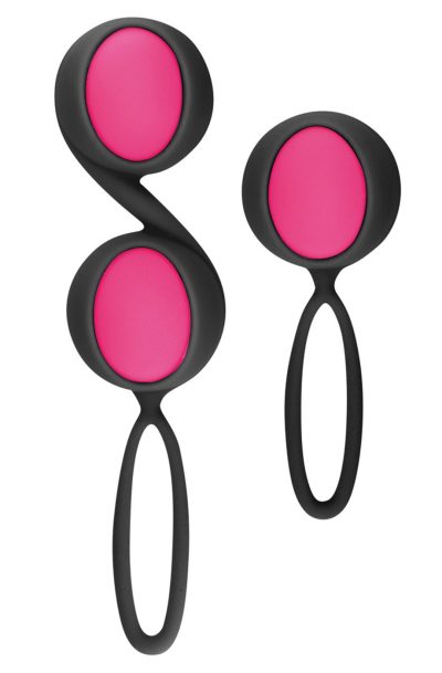 Accueil 14 Set de boules de Geisha noires roses à billes amovibles Taille : TU, Couleur : Noir