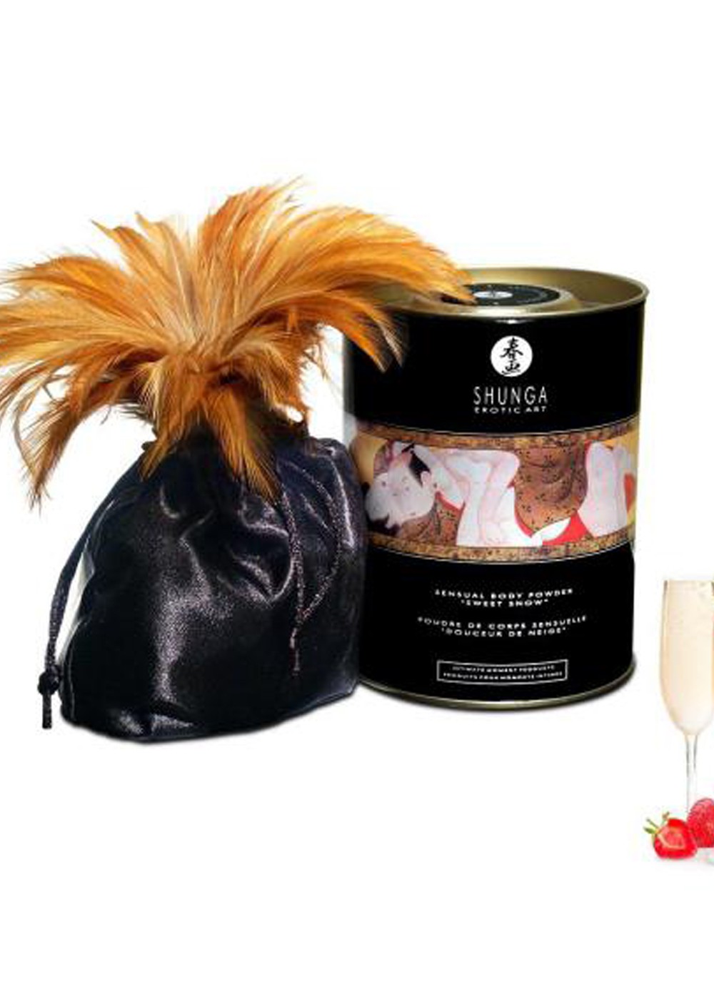 Poudre de massage corporelle comestible vin pétillant fraise 228grs Taille : TU, Parfum : Fraise 1 Poudre de massage corporelle comestible vin pétillant fraise 228grs Taille : TU, Parfum : Fraise