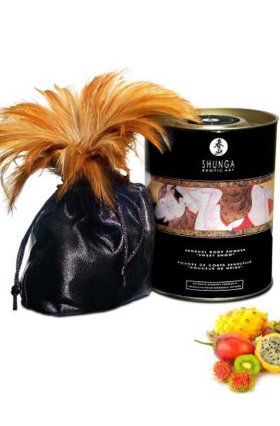 Poudre de massage corporelle comestible fruits exotiques 228grs Taille : TU, Parfum : Fruits exotiques