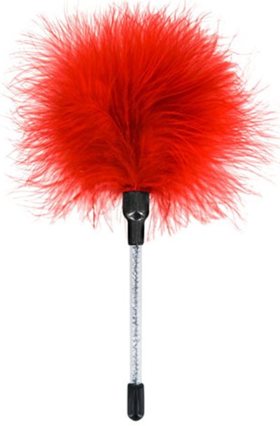 Accueil 18 Plumeau rouge très doux de caresses Taille : TU, Couleur : Rouge