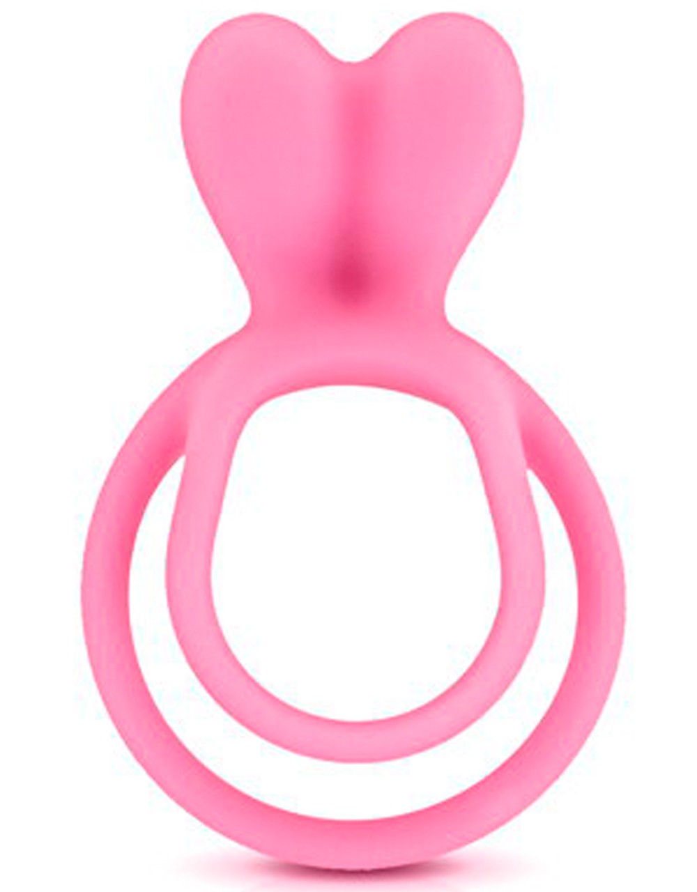 Double cockring rose avec stimulateur de clitoris Taille : TU, Couleur : Rose 1 Double cockring rose avec stimulateur de clitoris Taille : TU, Couleur : Rose
