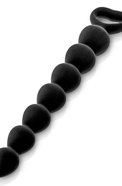 Accueil 18 Chapelet plug anal noir 27cm Taille : TU, Couleur : Noir