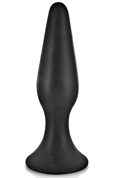 Accueil 16 Plug anal noir 15cm avec ventouse Taille : TU, Couleur : Noir