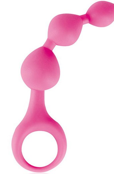 Stimulateur anal rose à boules Taille : TU, Couleur : Rose