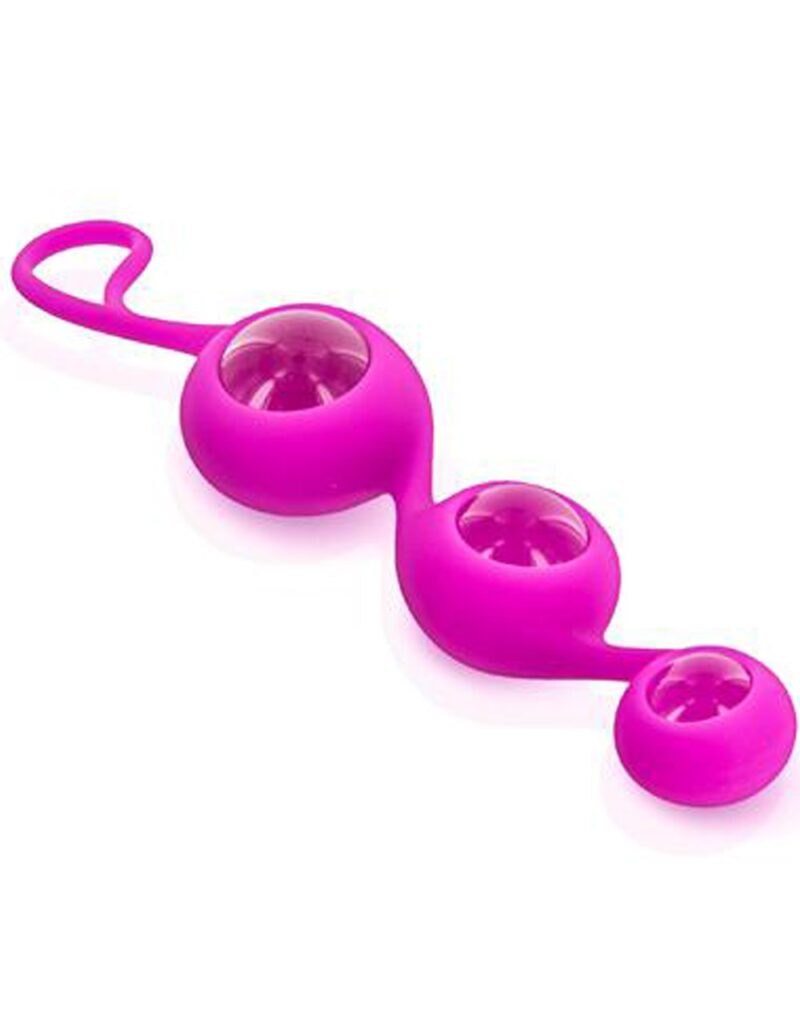 Accueil 10 Triple boules de Geisha rose verre et silicone Taille : TU, Couleur : Rose