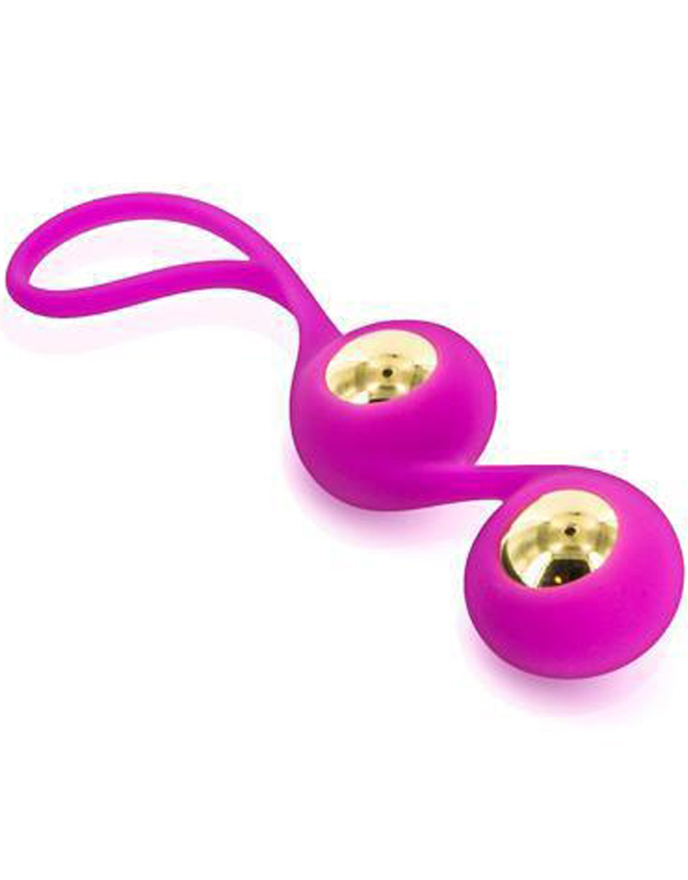 Boules de Geisha ou stimulateur anal plaqué or Taille : TU, Couleur : Rose 1 Boules de Geisha ou stimulateur anal plaqué or Taille : TU, Couleur : Rose