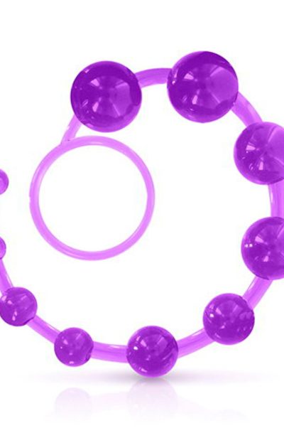 Accueil 15 Chapelet anal souple violet Taille : TU, Couleur : Violet