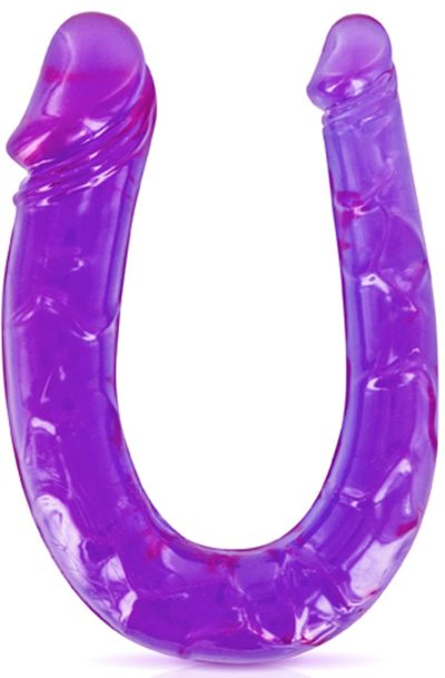 Double dong gode fléxible violet 29.5cm Taille : TU, Couleur : Violet