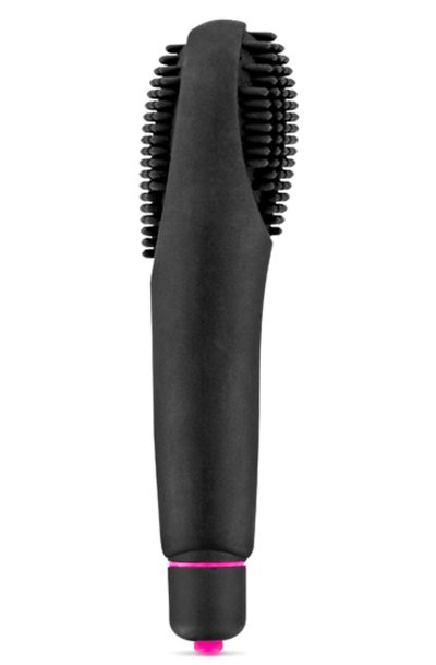 Accueil 19 Vibromasseur noir à picots 7 vitesses Taille : TU, Couleur : Noir