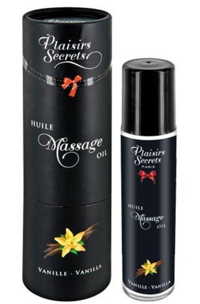 Huile de massage comestible vanille 59ml Taille : TU, Parfum : Vanille