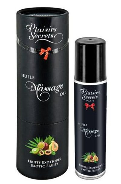 Huile de massage comestible fruits exotiques 59ml Taille : TU, Parfum : Fruits exotiques