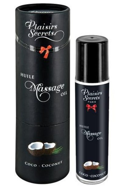 Huile de massage comestible coco 59ml Taille : TU, Parfum : Noix de coco