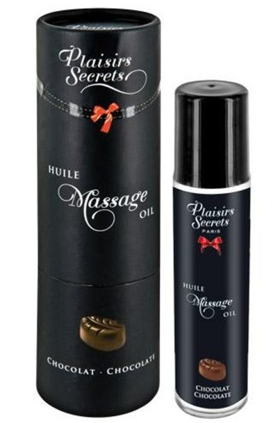 Huile de massage comestible chocolat 59ml Contenance : 100 ML, Parfum : Chocolat