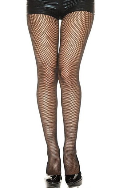 Collant noir fine résille sexy Taille : TU, Couleur : Noir