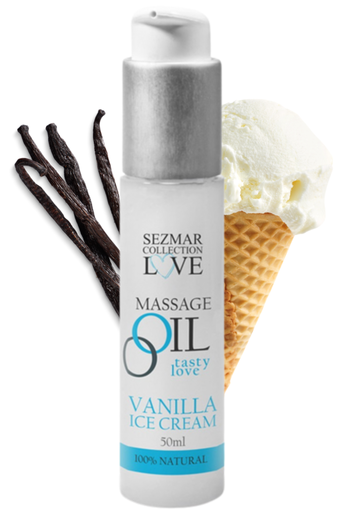 Accueil 11 Huile de massage comestible Vanille glacée 50ml Taille : TU, Parfum : Vanille
