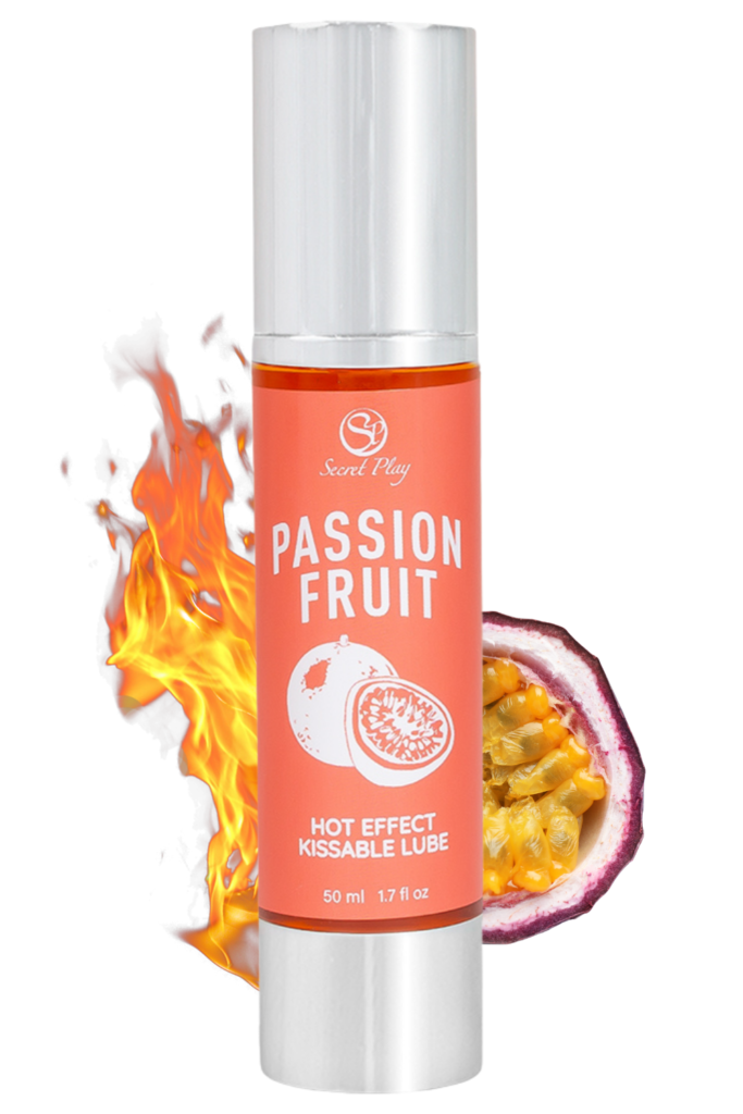Accueil 16 2 en 1 Lubrifiant et huile de massage fruit de la passion chauffant Contenance : 50 ML, Parfum : Fruit de la passion