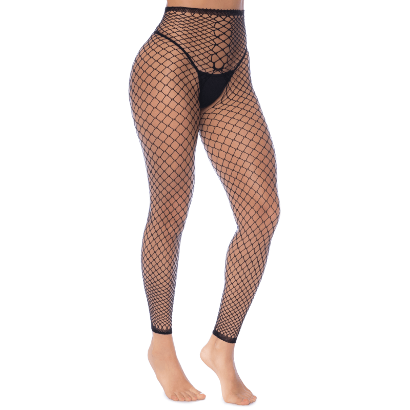 2 en 1 Top ou pantalon en rsille noire 3 2 en 1 Top ou pantalon en rsille noire – Image 3