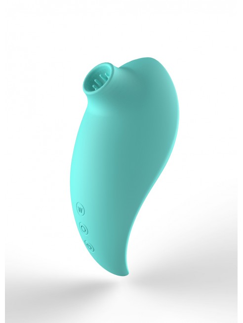 2en1 Stimulateur clitoridien à picots par aspiration avec son œuf vibrant à distance turquoise Couleur : Turquoise 5 2en1 Stimulateur clitoridien à picots par aspiration avec son œuf vibrant à distance turquoise Couleur : Turquoise – Image 5