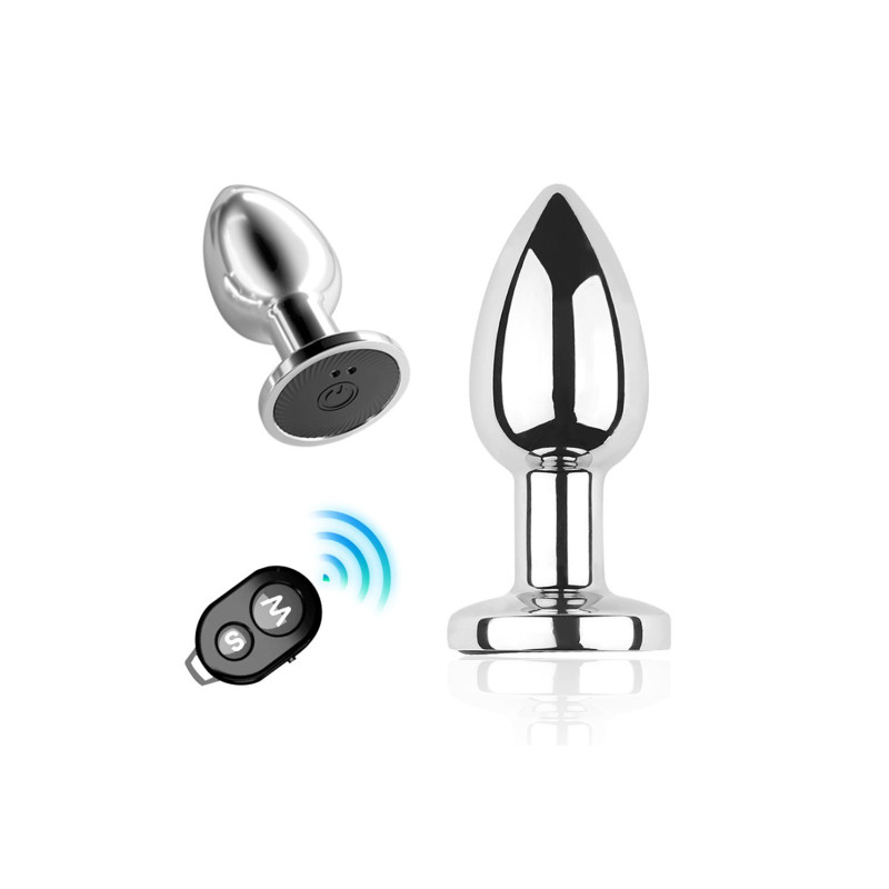 Plug vibrant acier inoxydable anal taille M avec tlcommande, USB BOOTY 4 Plug vibrant acier inoxydable anal taille M avec tlcommande, USB BOOTY – Image 4