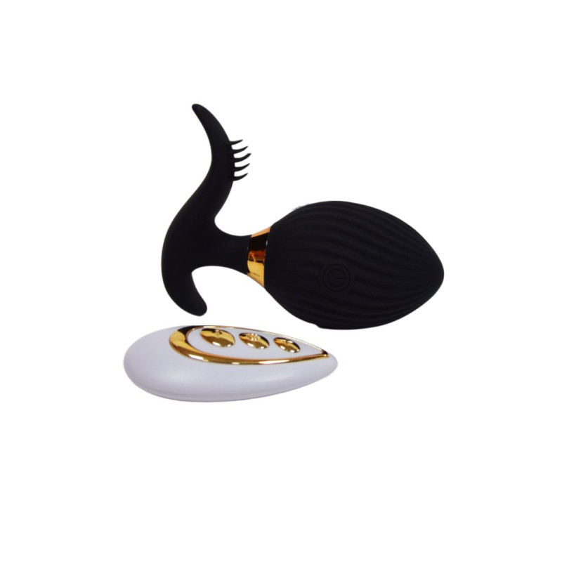 WAVE , Un ?uf vibrant noir USB avec stimulation clitoridienne, dot d'une tlcommande 3 WAVE , Un ?uf vibrant noir USB avec stimulation clitoridienne, dot d'une tlcommande – Image 3